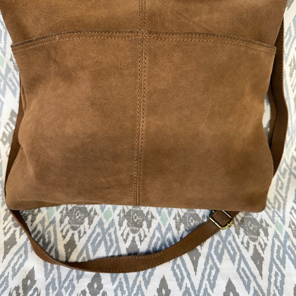 Margot Brown Crossbody Bag with Soft Texture and Stylish Tassel